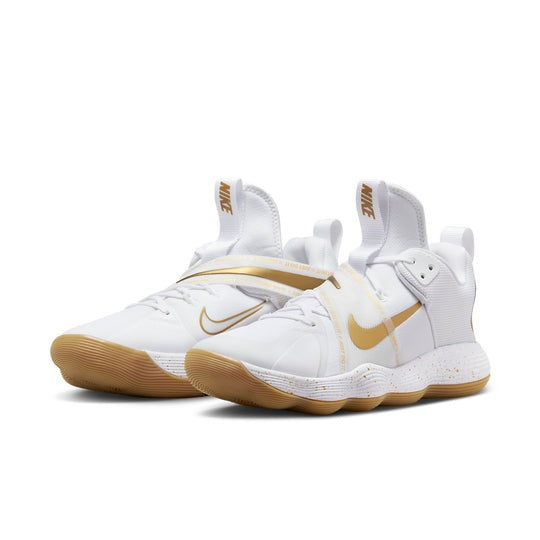 Nike React Hyperset SE 'Branco Metálico Dourado'